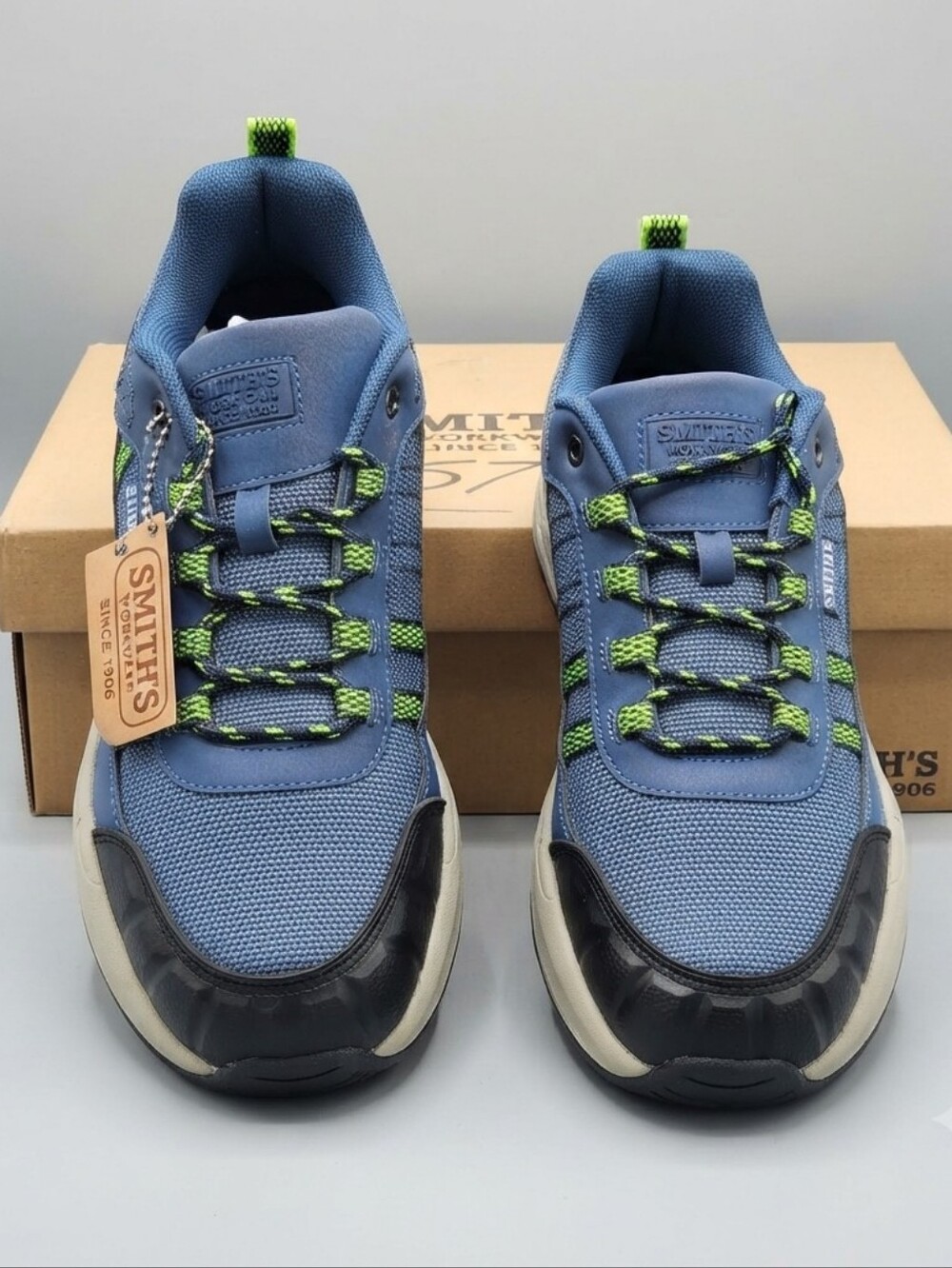 Smith’s Workwear Hiking Sneakers Mens 10 Grey Hybrid Active Trail Shoes